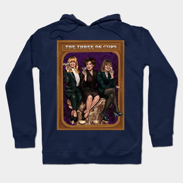 The Three of Cups - First Wives Club Hoodie by xandra-homes